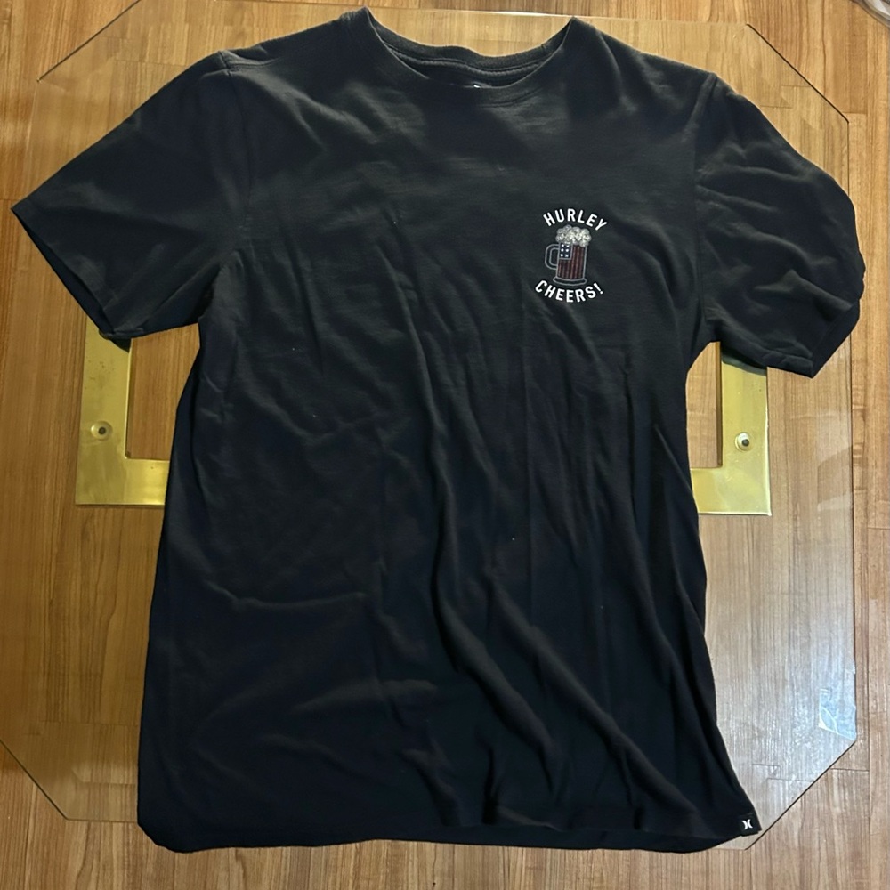 Hurley Cheers Black Short Sleeve Tee - Men’s Medium